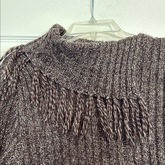 It's Our Time Dark Brown Ribbed Turtleneck Sweater - Picture 3 of 6